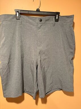 Panama Jack Men's Light Gray Flat Front Shorts
